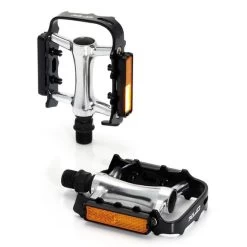 Pedali A Piattaforma XLC Ultralight PD-M04 Nero Argento
