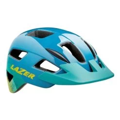 Casco Lazer Gekko Blu Giallo Bambini