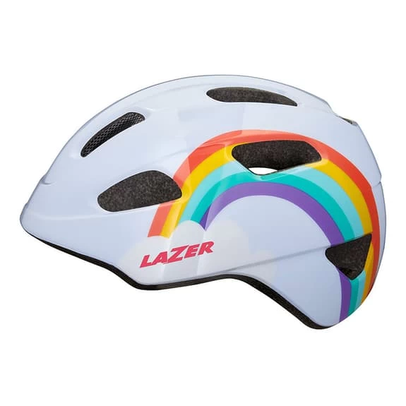 Casco Lazer Pnut KinetiCore Bambini Bianco Arcobaleno 5 Casco Lazer Pnut KinetiCore Bambini Bianco Arcobaleno - immagine 3