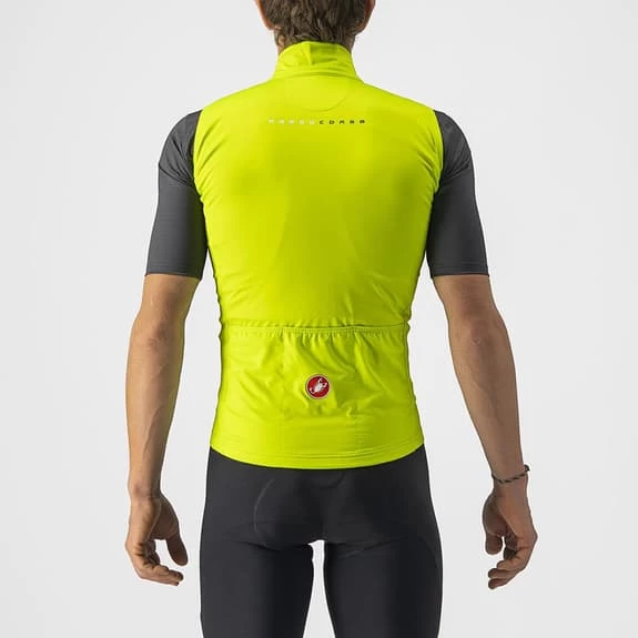 Gilet Castelli Pro Thermal Rosso Corsa Verde Lime Elettrico 4 Gilet Castelli Pro Thermal Rosso Corsa Verde Lime Elettrico - immagine 2