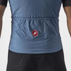 Gilet Castelli Pro Thermal Rosso Corsa Blu Acciaio -Negozio Di Biciclette ca 4520513 473 003