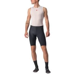 Pantaloncini Castelli Free Aero Rosso Corsa Nero