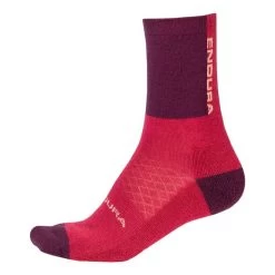 Calze Endura BaaBaa Rosso Scuro Donna