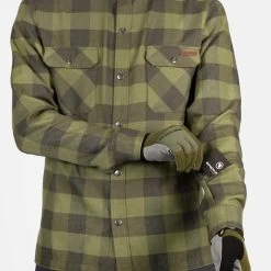 Camicia Endura Hummvee Manica Lunga Verde Bottiglia -Negozio Di Biciclette en e3225bo 005