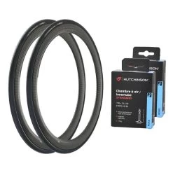Pack 2 Hutchinson Fusion 5 700 X 25 TT Performance + 2 Camere D’aria Hutchinson 700x25-30 Valvola Presta 60 Mm