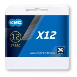 Catena KMC X-12 12V 126 Maglie Oro Nero