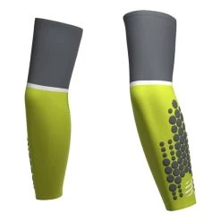 Manicotti Compressport ArmForce Ultralight Verde Lime Grigio -Negozio Di Biciclette po su00008b 607 004