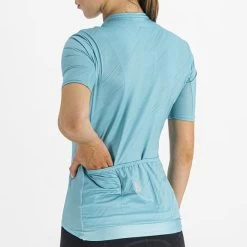 Maglia Sportful Flare Manica Corta Azzurro Donna -Negozio Di Biciclette sf 1121056 462 006