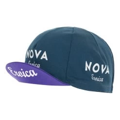 Cappellino Santini Nova Eroica Opera Verde Blu -Negozio Di Biciclette st er460cotopera te 005
