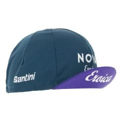 Cappellino Santini Nova Eroica Opera Verde Blu -Negozio Di Biciclette st er460cotopera te 006