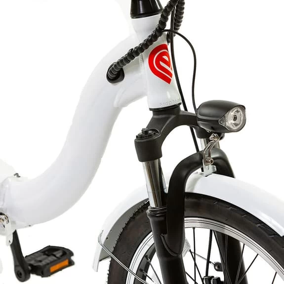 Bicicletta Elettrica Pieghevole Urban Motion 20" 36V 10AH Bianco 6 Bicicletta Elettrica Pieghevole Urban Motion 20" 36V 10AH Bianco - immagine 4