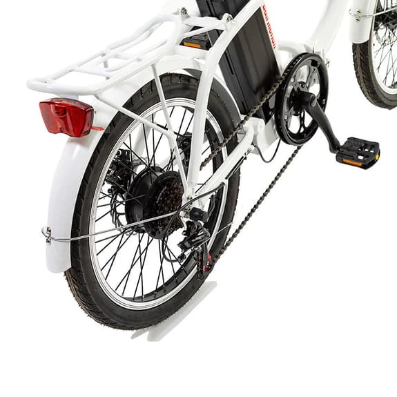 Bicicletta Elettrica Pieghevole Urban Motion 20" 36V 10AH Bianco 7 Bicicletta Elettrica Pieghevole Urban Motion 20" 36V 10AH Bianco - immagine 5