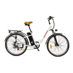 Bicicletta Elettrica Urban Motion Touring AL 26" 36V 10AH Bianco