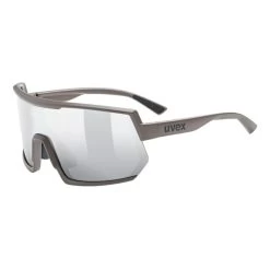 Occhiali Uvex Sportstyle 235 Marrone Grigiastro Con Lenti A Specchio Argento