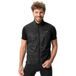 Gilet A Vento Vaude Matera Air Nero Intenso -Negozio Di Biciclette vu 43136 010 003