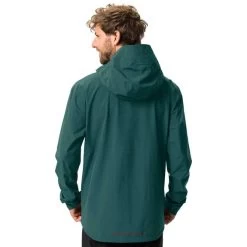Giacca Sottile Impermeabile Vaude Yaras II Verde Azzurrino -Negozio Di Biciclette vu 43245 371 004