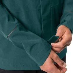 Giacca Sottile Impermeabile Vaude Yaras II Verde Azzurrino -Negozio Di Biciclette vu 43245 371 005